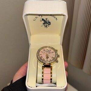 US Polo Ralph Lauren pink watch